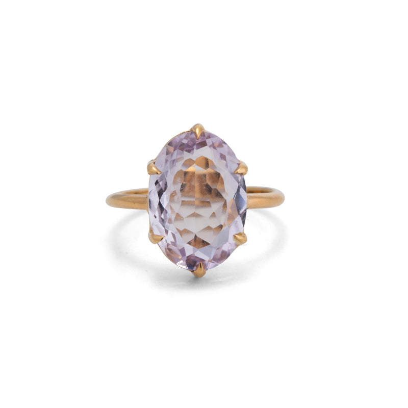 Helene Ring Amethyst - 9kt Yellow Gold