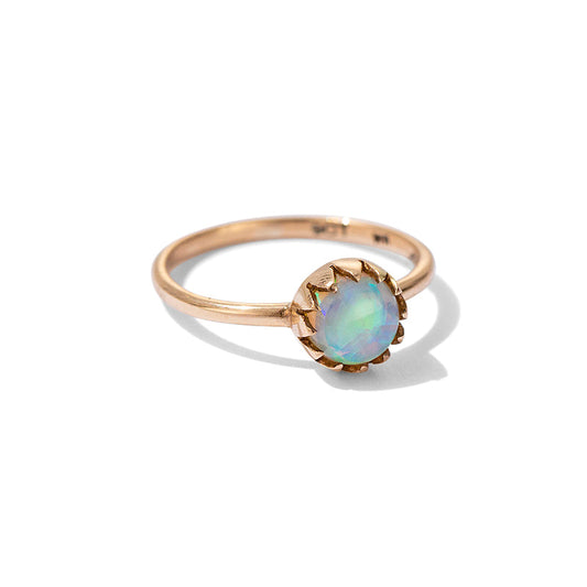 Ottoman Ring Jelly Opal - 9kt Yellow Gold
